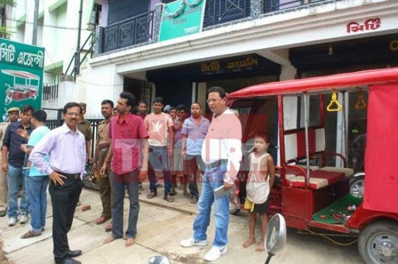 Transport department officials thronged the manufacturing unit of e-rickshaws to check the authenticity of the spare parts used in the rickshaws Transport department officials thronged the manufacturing unit of e-rickshaws to check the authenticity of the spare parts used in the rickshaws
